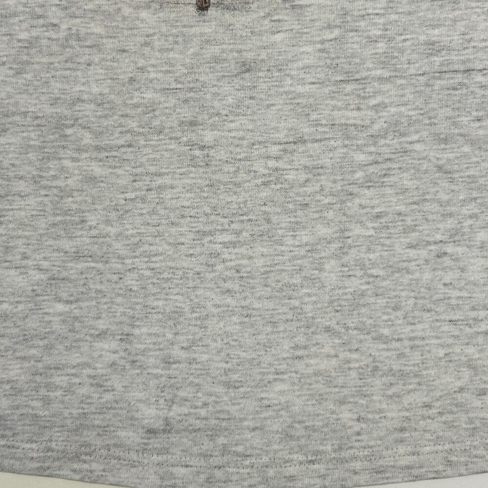 Vintage 90s Deer Hunter Funny T Shirt Hunting Cabin Made In USA Gray M Medium - Picture 6 of 10